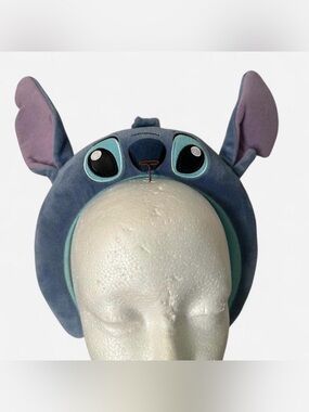 Disney Stitch Plush Headband - Blue with Purple Ear Accents